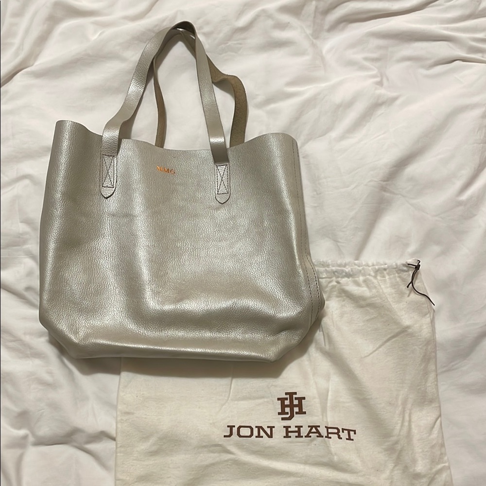 Silver Tote Bag